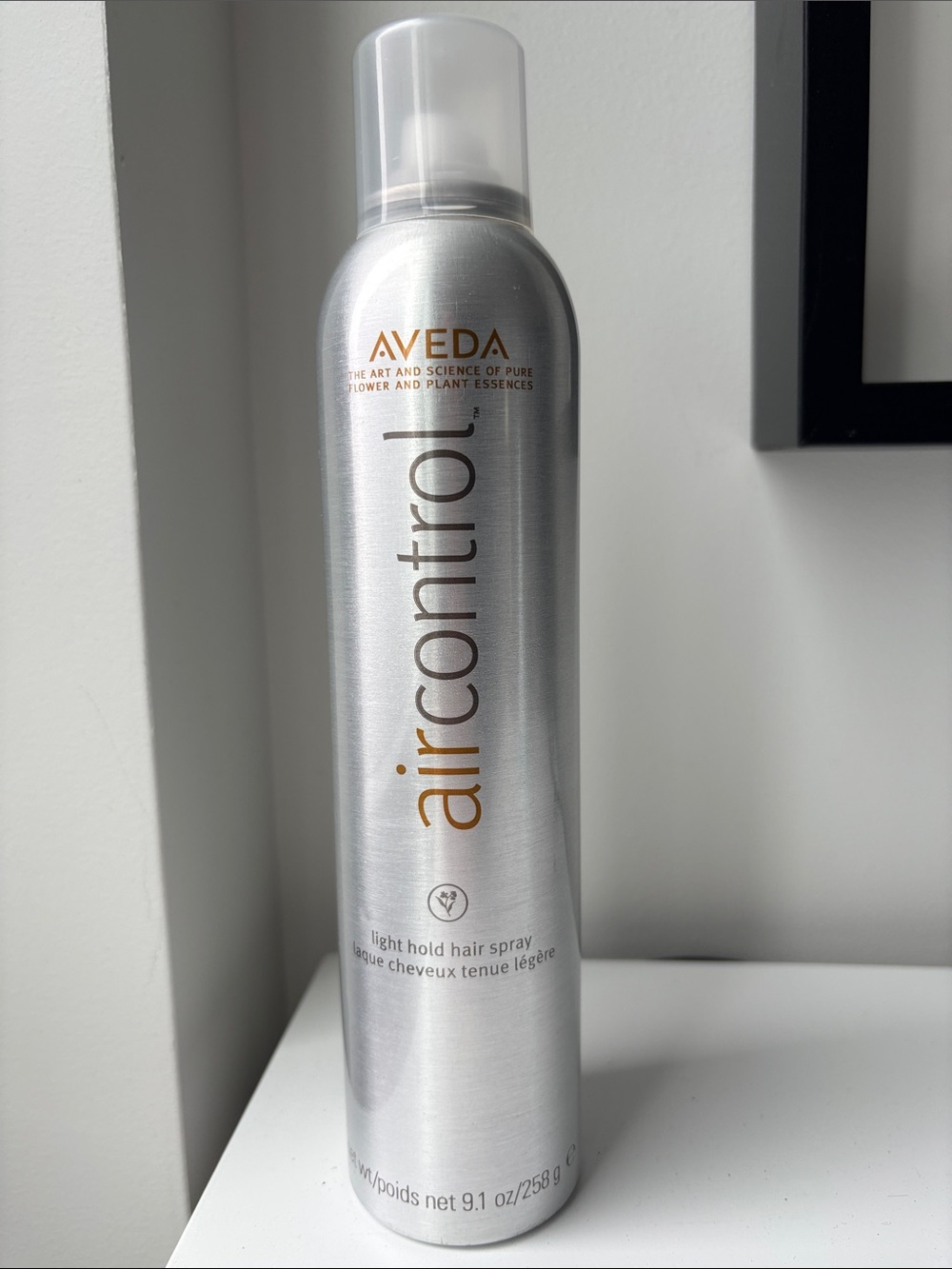 AVEDA Air Control Light Hold Hair Spray - Silver and Gold Accents